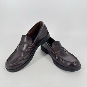 Sperry Top-Sider Colton Boys Penny Loafers Brown Leather US 4M